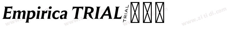Empirica TRIAL字体转换